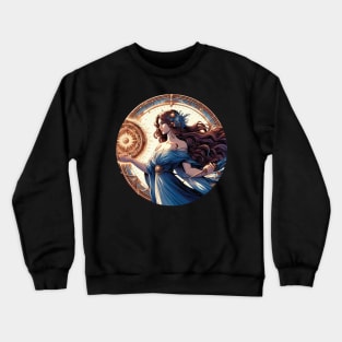 Moiraine is a Cairhienin Aes Sedai of the Blue Ajah Crewneck Sweatshirt